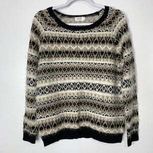 Vintage Cache Pullover Sweater Fair Isle Size‎ M